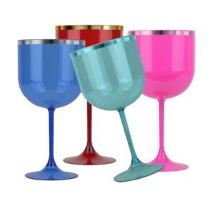 Taça de Gin Borda Metalizada